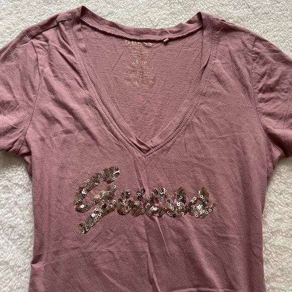 Guess Sequin Tee - Picture 2 of 7